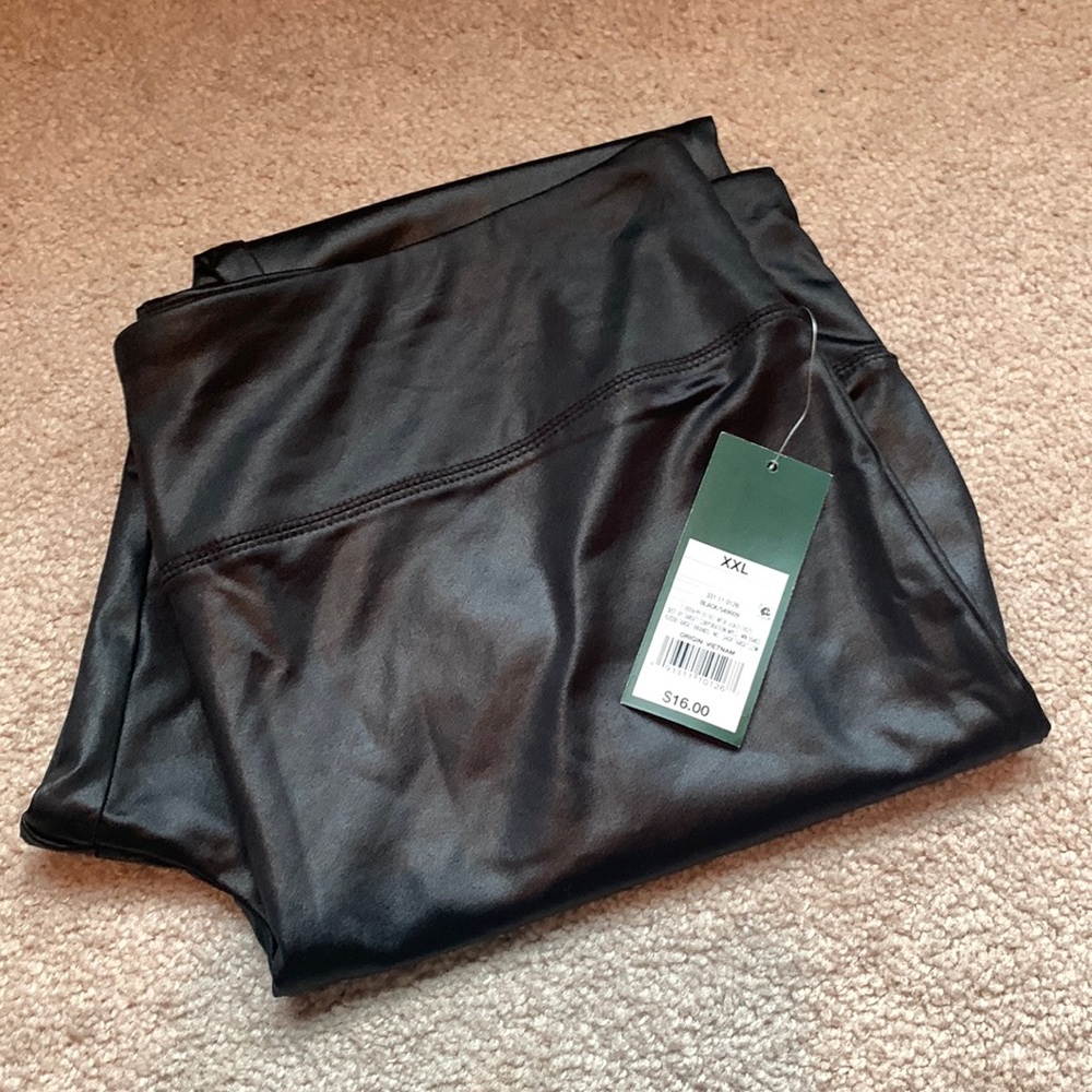 Wild Fable NWT Faux Leather Leggings size XXL Black